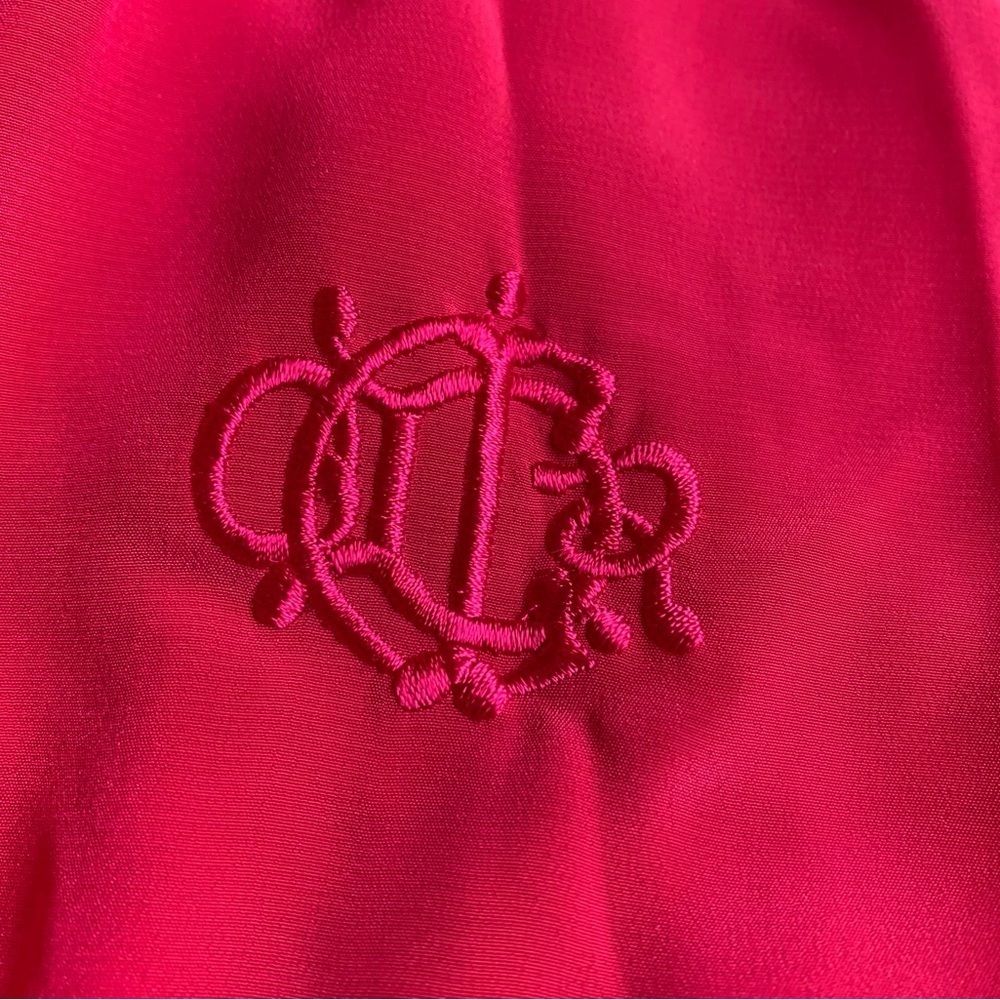 Vintage Christian Dior Full Length Fuschia Robe Size Small - Picture 4 of 6